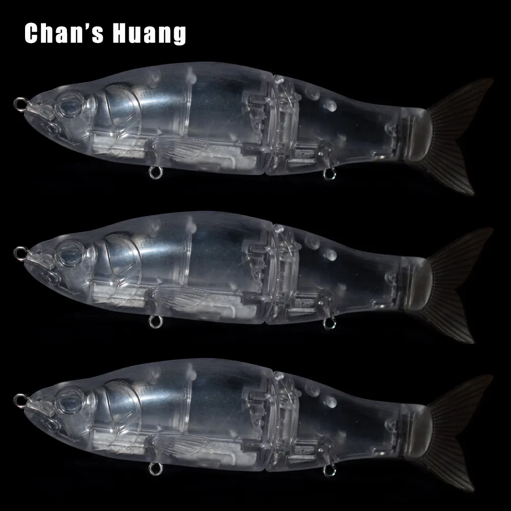 Chan 'S Huang เหยื่อตกปลาแบบมีข้อต่อเปล่า16.5ซม.,เหยื่อตกปลาแบบลอยได้58G 51.5G เหยื่อปลอมสำหรับตกปลา DIY