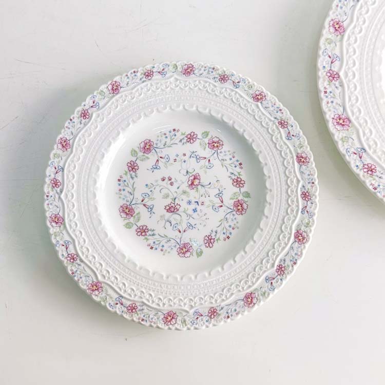 Assiette blanche de 10 pouces