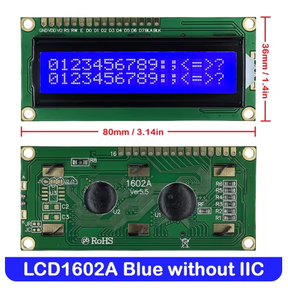 LCD1602 IIC LCD-Anzeige modul 16x2 Zeichen LCD PCF8574T PCF8574 I2C-Adapterschnittstelle 5V Blau Gelb Grün Bildschirm