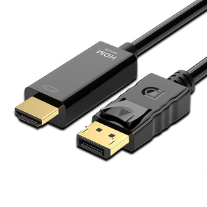4K Big Dp to HD Cable Adapter Display Port to HDTV Video <strong>Audio</strong> Cable Converter Male to Male for <strong>Computer</strong> Projector TV - Product Image 1
