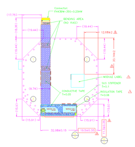 2,47 zoll 480*480 400 int 35 pin MIPI-DSI schnitts telle Trans missive HX8379-C tft Lcd Modul display touchscreen - Product Image 5