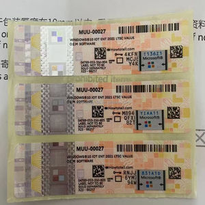 <strong>Windows</strong> 10 IOT Enterprise LTSC COA Sticker Value/High End/Entry Sticker License Lifetime Online Activation Win 11 Enterprise - Product Image 2