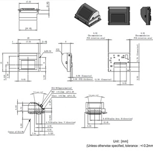 Rjoytek 0,38 Zoll Micro display 1280*720 FLCOS LCD-Modul mit I2C-Schnittstelle Micro Display für VR AR