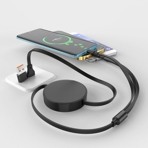 2025适用于所有手机的新型通用便携式USB/C型至微型/8针/C型3合2 66w可伸缩快速充电电缆 - Product Image 2
