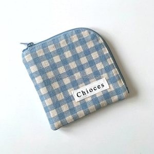 Mochila escolar de algodón con patrón a cuadros de estilo deportivo con sistema de transporte de cuerdas Bolsa de picnic de lona con función de zapato - Product Image 5