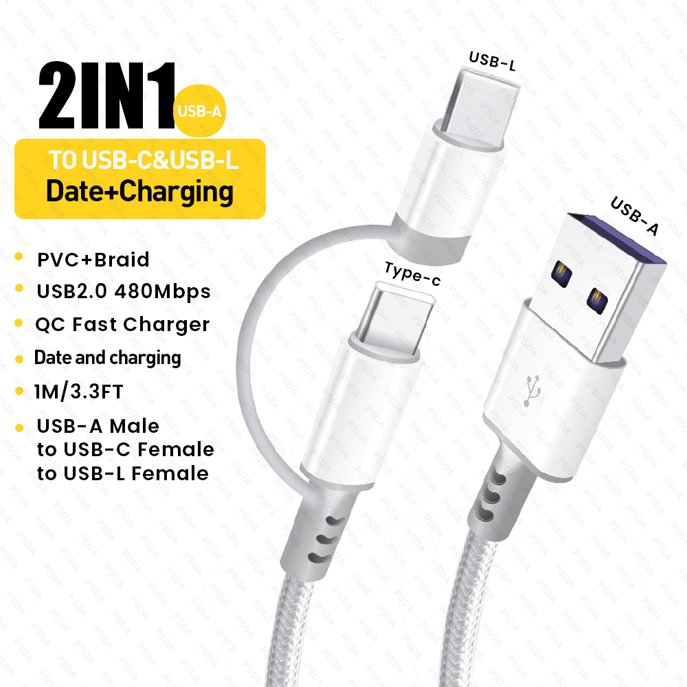 Blanc-(2IN1-USB A) UCB369