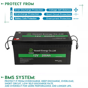 LiFePO4 12V 100Ah 200Ah סוללה לרכב