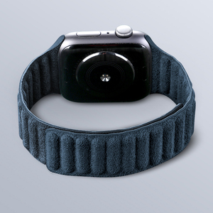 Yeni tasarım Alcantara saat kordonları için 44mm 40mm Smartwatches ultra-manyetik döngü kayışı Apple IWatch serisi 1-10 SE için uyumlu - Product Image 4
