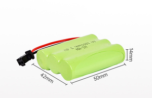 1.2V Nimh可充电电池组AA/AAA Sub C Nimh 2.4V-24v范围800mAh手电筒容量 - Product Image 6