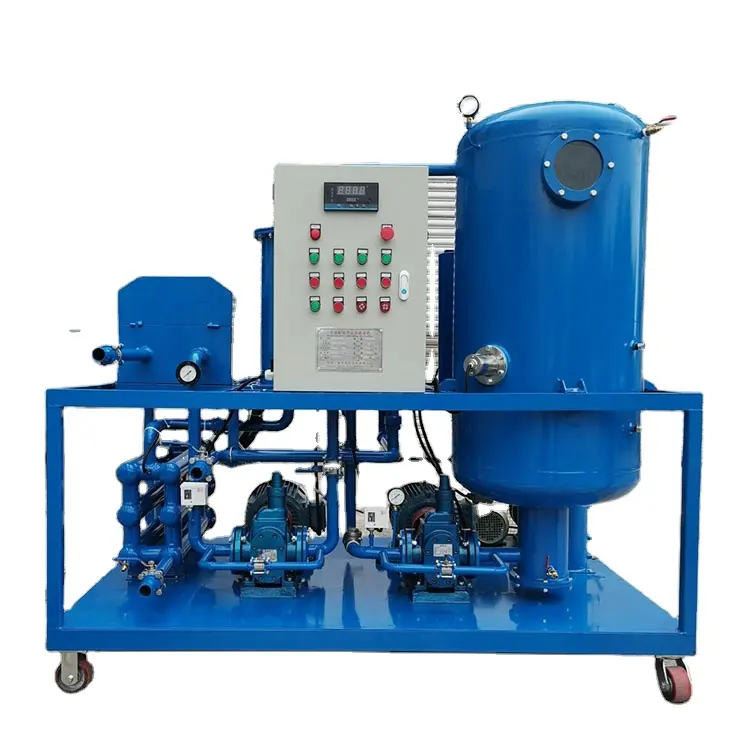 Purificador de aceite de alto vacío Máquina de reciclaje de aceite hidráulico Sistema de filtración de aceite hidráulico