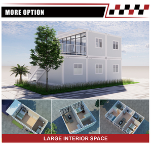 Cammi nhà hiện đại đúc sẵn prefab container nhà năng lượng mặt trời prefab nhà mô-đun nhỏ nhà mic xây dựng trại Tị nạn hogar - Product Image 3