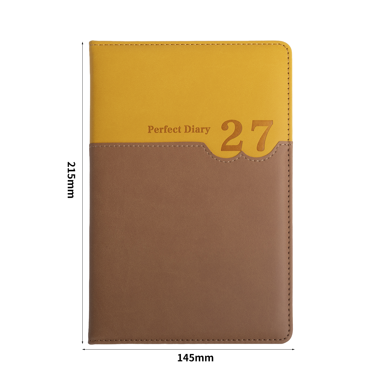 Jaune et marron