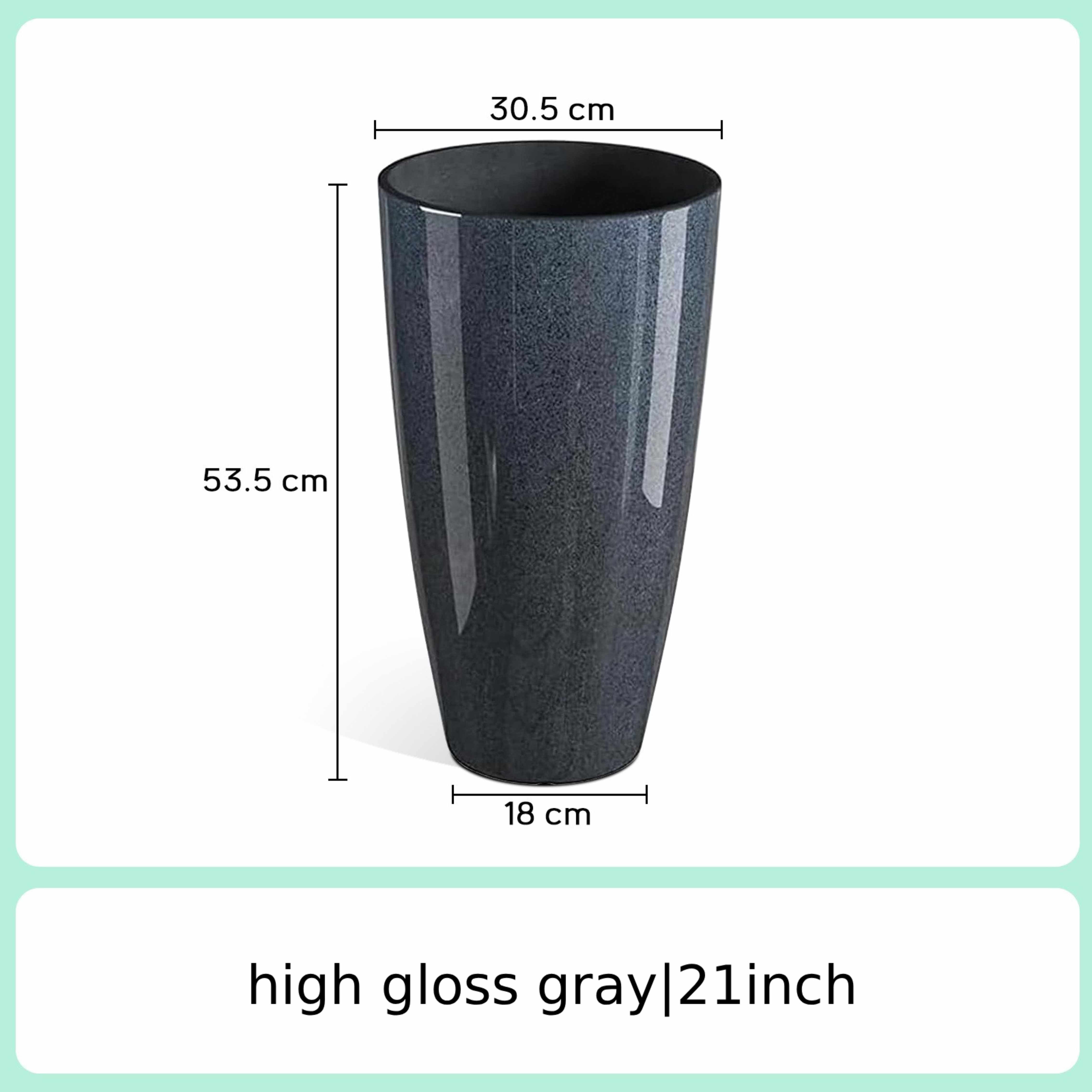 Gris brillant de 21 pouces