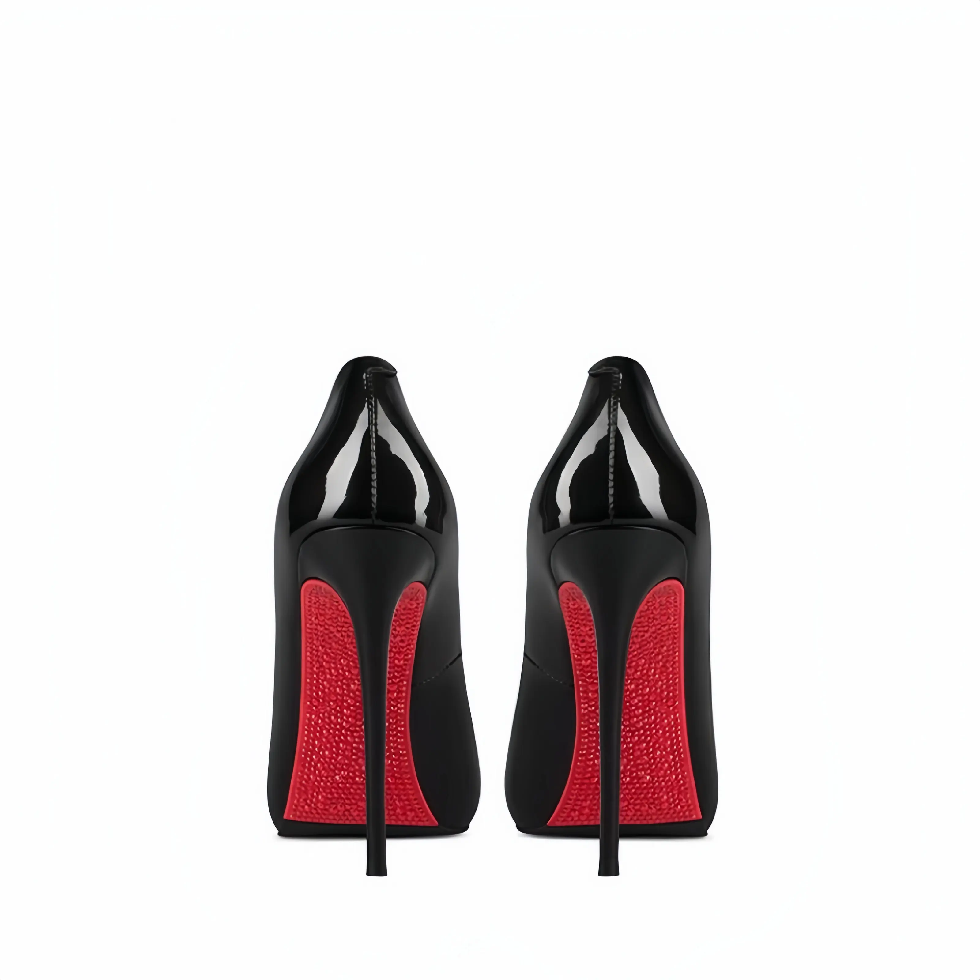 Sepatu hak tinggi wanita ukuran besar elegan grosir hak Stiletto tren mode musim gugur dengan ujung runcing