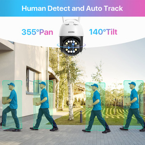Zosi 5MP WiFi PTZ กล้องสำหรับเฝ้าระวังบ้านสีอัจฉริยะมองเห็นกลางคืน2ทางเสียง5X ซูมดิจิตอลแพนเอียงกล้องกลางแจ้ง - Product Image 2