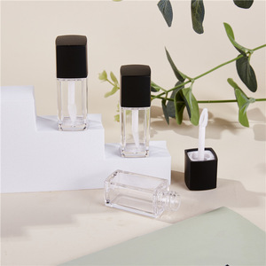 5ml Empty square Lip Gloss Tube Big <strong>Doe</strong> Foot Lipgloss square Lip Container for Lip Gloss Custom logo - Product Image 4
