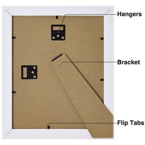 Mộc mạc vàng Tường Tabletop PS gỗ 8x10 5x7 hình ảnh khung trang trí công phu ảnh cổ điển hiển thị khung với Mat cho tường - Product Image 6