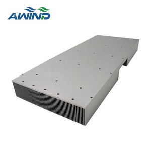 High Precision Large Skive Fin Amplifier Heat Sink Aluminum Tube Profil Customized <strong>Heatsink</strong> for High Power Electronic Device - Product Image 2