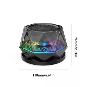 Mini Portable TWS Wireless <strong>Speaker</strong> with RGB LED Light Multifunctional Stereo Audio Sound Box for Parties - Product Image 2
