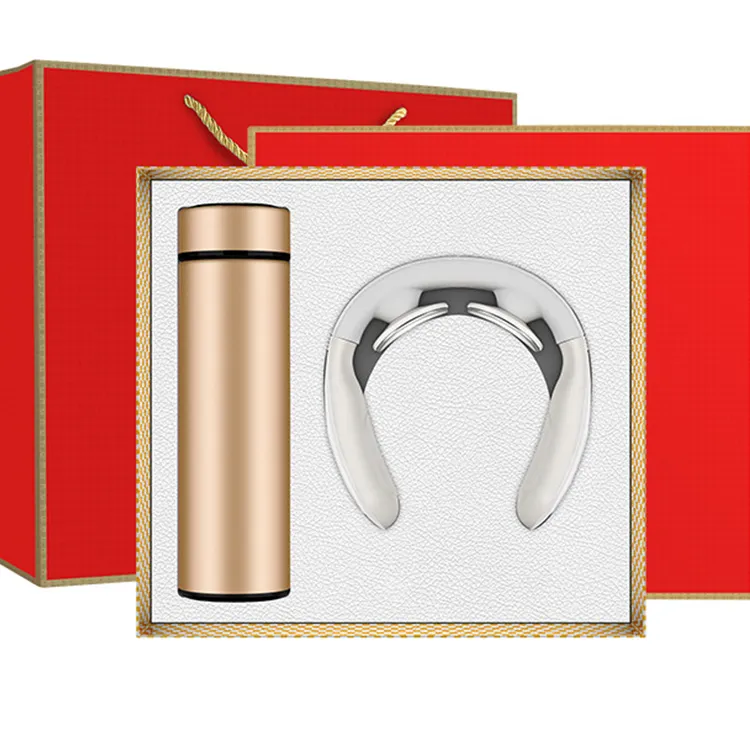 Ideas de nuevos productos 2023 Gadgets electrónicos Masajeador de cuello Taza de vacío Conjunto de regalo de negocios promocional corporativo Día DE LA MADRE Gua