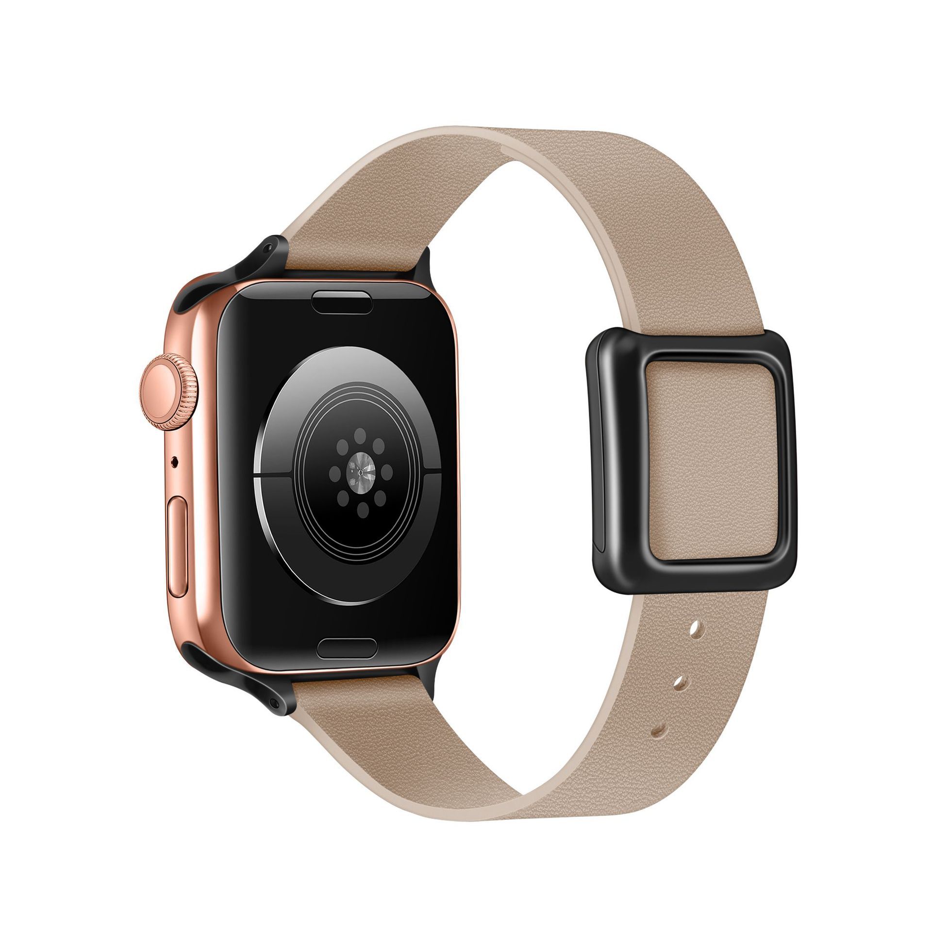 apricot band black buckle