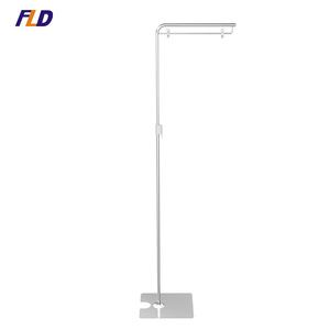 Miễn phí Mẫu <span class=keywords><strong>Pop</strong></span> Poster đứng siêu thị quảng cáo khuyến mại kim loại màu đen kim loại hiển thị áp phích đứng - Product Image 1