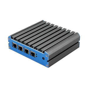 Celeron J4125 1u Barebone Pc 2.5G Gigabit LAN Card Router Firewall <strong>Networking</strong> Server Black USB Wireless SWITCH WIFI Status Power - Product Image 5