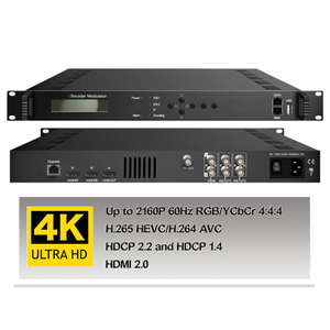 デジタルTV4K MPEG4h.264h.265エンコーダ変調器IPASIからDVBCDVBTRFエンコーダ変調器 - Product Image 2