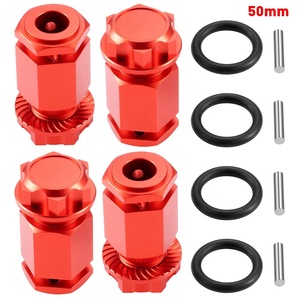 4pcs 50mm Alu Hợp Kim Bánh Xe mở rộng Combiner <span class=keywords><strong>coupler</strong></span> adapter cho L 1/5 dbxl 2.0 4WD khí Buggy RC Xe Tải nâng cấp các bộ phận - Product Image 2