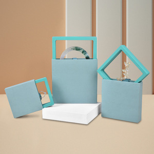 Trong suốt PE phim nhựa 3D nổi khung trang sức hiển thị chủ trường hợp Hộp bao bì với giấy ngăn kéo hộp schmuckkastchen - Product Image 6