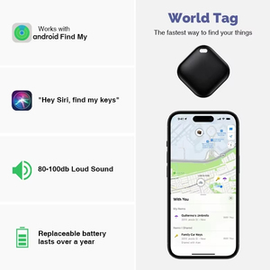 Trending New Electronic Tracking Device para Kid Pet Car Key Finder para sistema Android Find My Smart Tag Mini GPS Tracker Locator - Product Image 2
