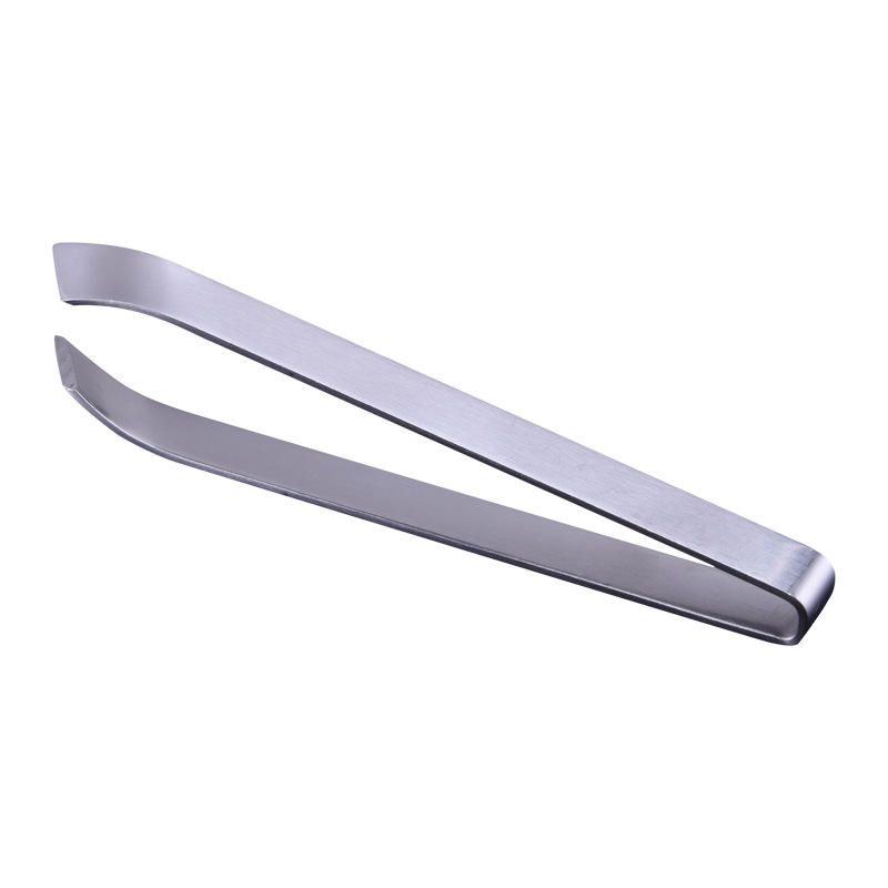 Pince à bouche angulaire argentée