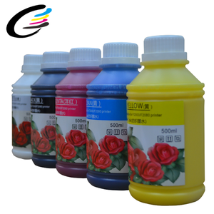 FCOLOR <strong>500ml</strong> <strong>White</strong> Direct Printing Refill <strong>Ink</strong> DX5 DX7 DTG Textile <strong>Ink</strong> for Direct Printing <strong>Ink</strong>