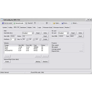 Set Config 2.5.1 & 2.8.1 Software mit Kabel für RNS-Identifizierung unterstützt RNS510 RNS810 RNS850 PIN-Code ändern Löschen des NAND-Speichers - Product Image 4