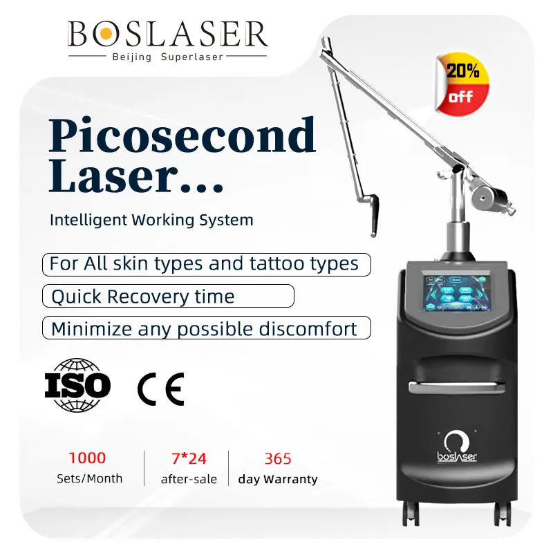 2022 Q Switched ND Yag máy laser Loại bỏ hình xăm máy cho Salon hoạt động Q Switch Nd Yag laser