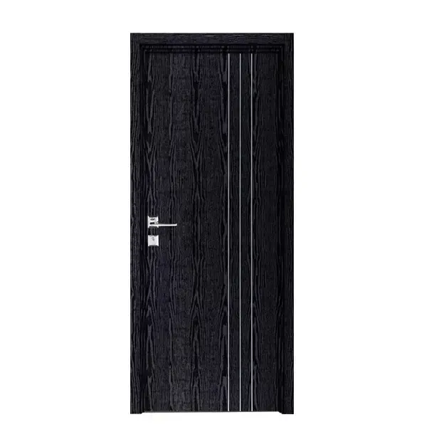 Grosir Pabrik pintu kayu jati internal kayu jati desain pintu tunggal kunci pintu pintar