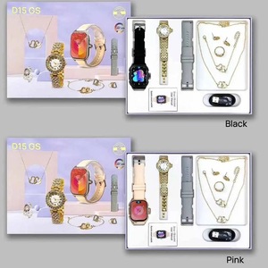 Luxury D15 GS Smart Watch Diamond Screen Heart-Shaped Jewelry Set IOS <strong>Operation</strong> IP67 Activity Tracker Heart Rate Monitor - Product Image 4