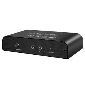 Divisor HDMI de alta calidad 1 en 4 salidas con 4K a 30Hz Disfrute del adaptador de corriente de audio y video perfectamente sincronizado