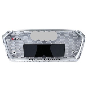 Front Grill for Audi A5 S5 B9 2017-2019 Upgrade <strong>Silver</strong> RS5 Style Audi A5 Front Grille - Product Image 1
