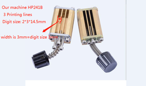 Hochgeschwindigkeits-Codierung datums drucker Hp241b Hot Stamp Coder Verfalls datum Drucker für Datums code - Product Image 4