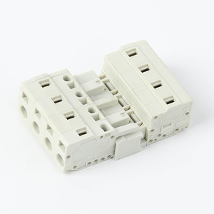 Secure PA66 Spring-Loaded <strong>Terminal</strong> <strong>Blocks</strong> <strong>Push</strong> Wire Connectors for Wire-to-Wire Connections Plug-in Design - Product Image 1