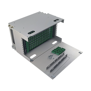 8U Fully Loaded 96-Core SC UPC ODF Fiber <strong>Patch</strong> <strong>Panel</strong> 96 Port Rack-Mounted Sliding Type Optical Distribution Frame - Product Image 2