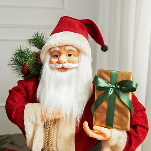 Wfr496 sang trọng giáng sinh trang trí đứng <span class=keywords><strong>Santa</strong></span> Claus búp bê với quà tặng cho cửa sổ hiển thị - Product Image 4