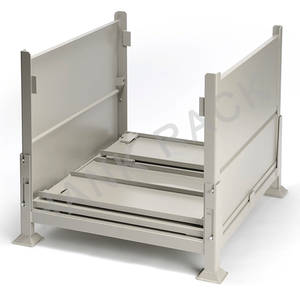 כבד החובה נוקשה גיליון מתקפל מתכת פחי רכב תואם אחסון פלדה מכולות - Product Image 4