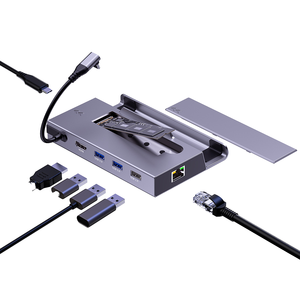 7 In 1 Usb C Hub Dockingstation Met 4K 60Hz Nvme Kaartsleuf 2Tb M.2 Ssd Uitbreidingsdock Stoomdek Voor Rog Bondgenoot - Product Image 1