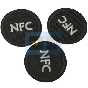 Classic 1K S50 S70 424 DNA Smart Mini <strong>Tag</strong> Embroidery Patch <strong>Tag</strong> for Garments Tracking Washable NFC Fabric <strong>Tag</strong> T5577 213 125kHz - Product Image 2