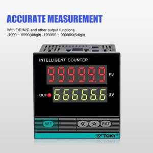 ขายร้อน 100-240V 6 หลักจอแสดงผลไมโครโปรเซสเซอร์ควบคุม F R N C เอาต์พุตเคาน์เตอร์ดิจิตอล - Product Image 6
