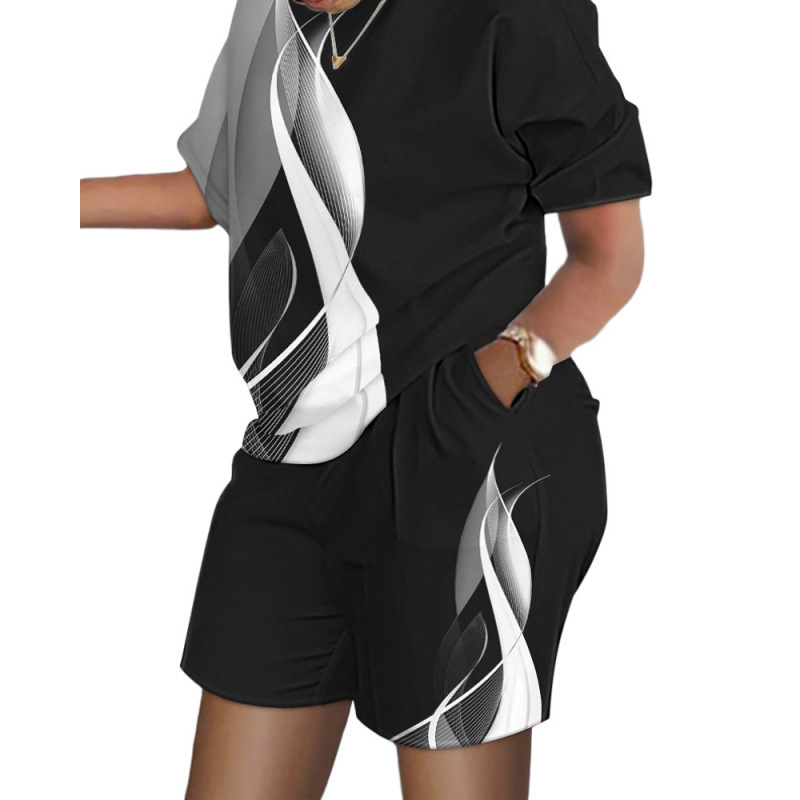 New color! black and white gray print