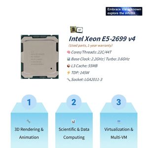 ชุดรวมคอมพิวเตอร์ตั้งโต๊ะ pandl M2 WiFi6 Sata3.0 Xeon E5 V4คอมโบ DDR4 4X16GB 64GB ชุดเมนบอร์ด X99 2699v4 - Product Image 2
