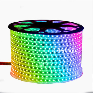 ไฟ LED แถบ LED 96ดวงต่อเมตรพิกเซล SMD 4040 RGB 96LEDs/M 24V WS2811 4040ดิจิทัล - Product Image 1